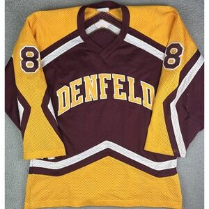 Vintage Duluth Denfeld Hunters Hockey Jersey High School Minnesota MN